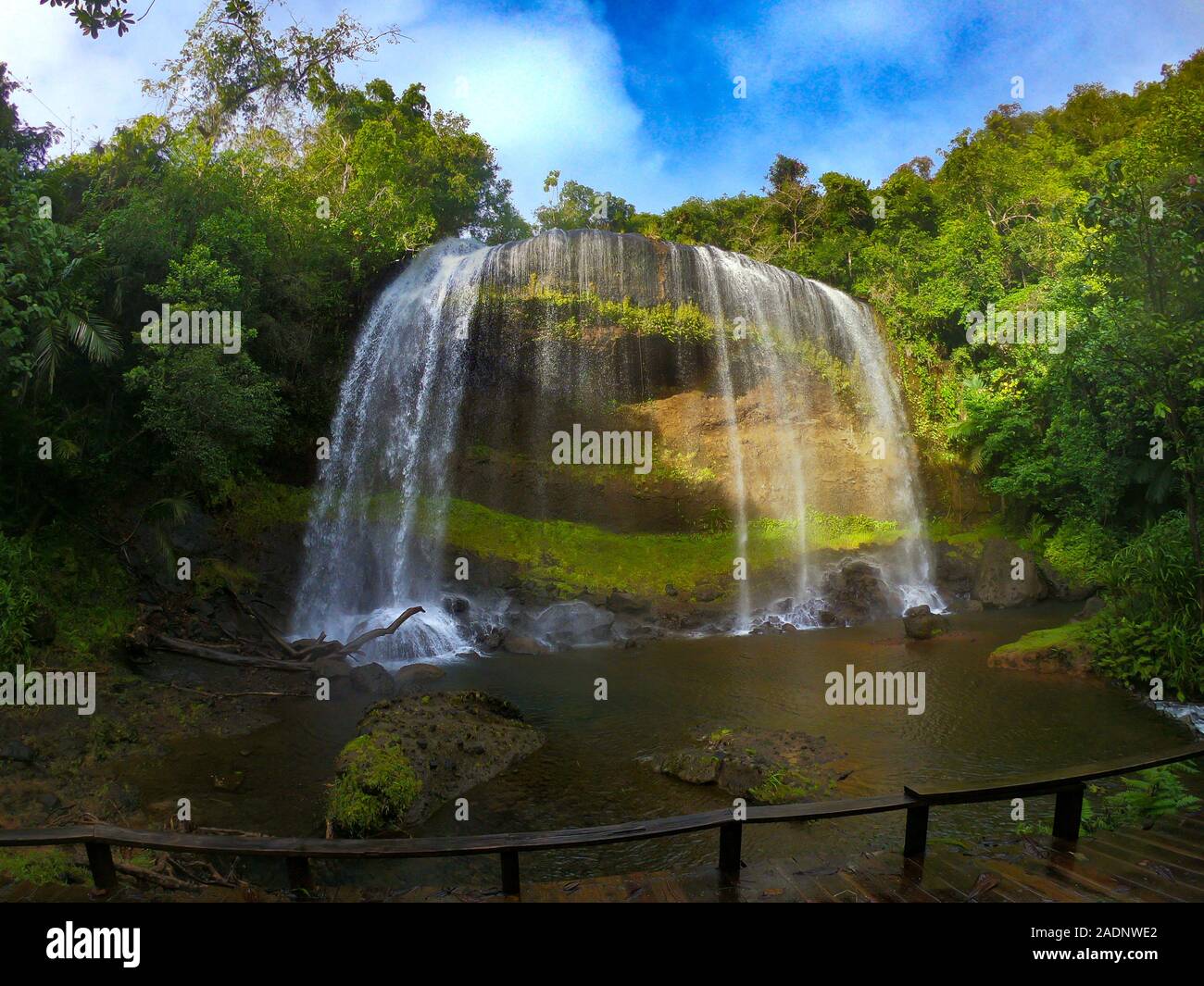 Waterfalls Palau Stock Photo