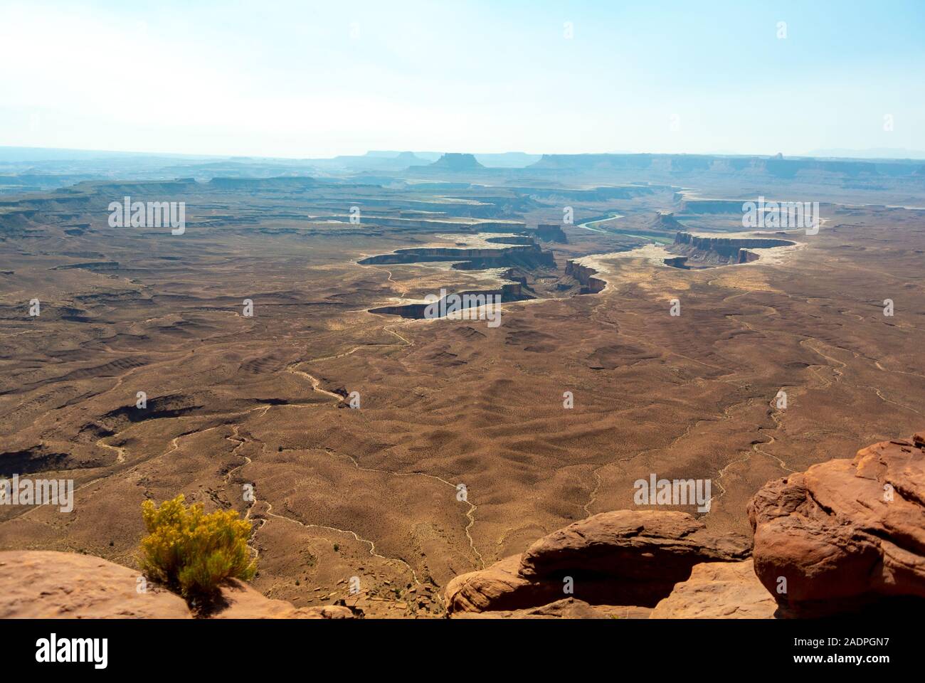 Moab, UTAH/ USA-october 9th 2019: Island in the sky in CANYONLANDS NATIONAL PARK Stock Photo