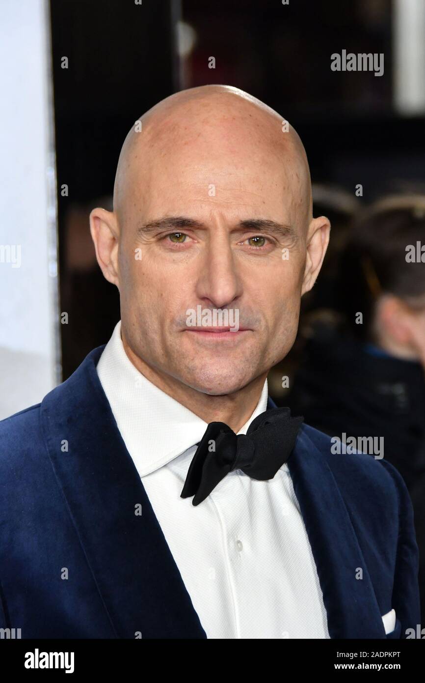 London, UK. 4th December, 2019. Mark Strong attends premiere of ...