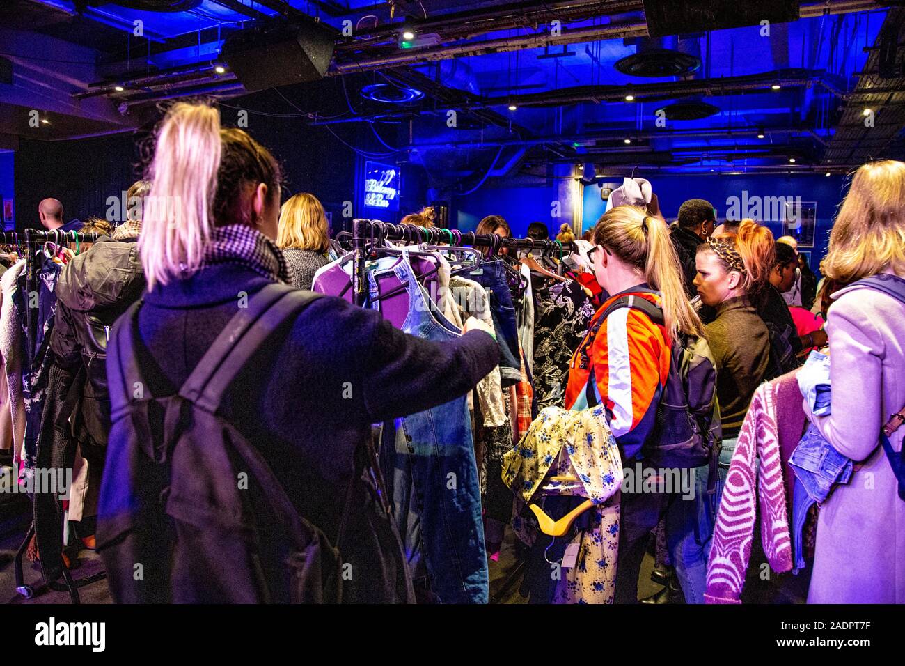 24th November 2019 London, UK - The Big Swish clothing fashion swap event at the O2 Academy Islington Stock Photo