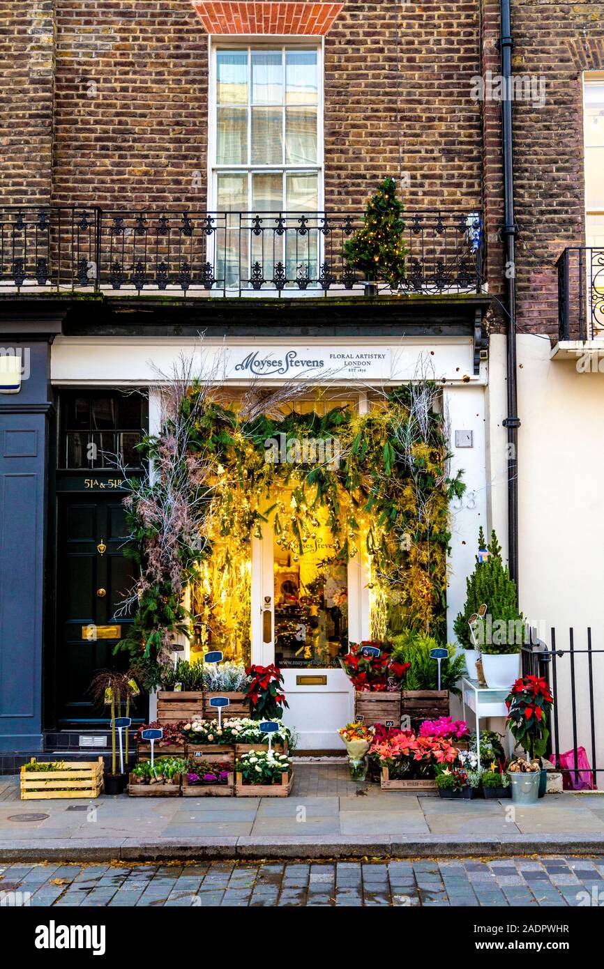 Florist shop Moyses Stevens, London, UK Stock Photo Alamy