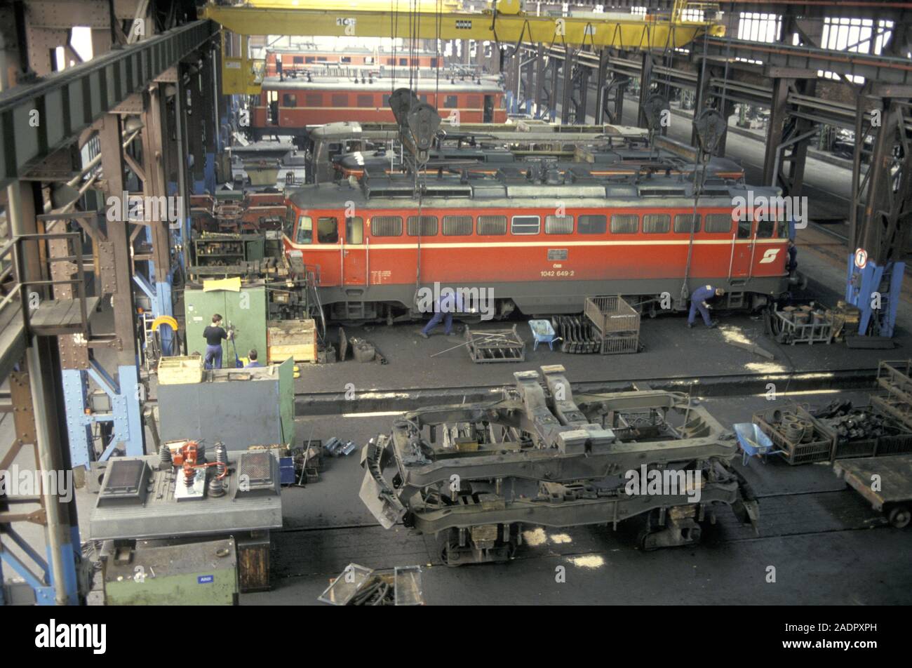 bb-hauptwerkst-tte-linz-stock-photo-alamy