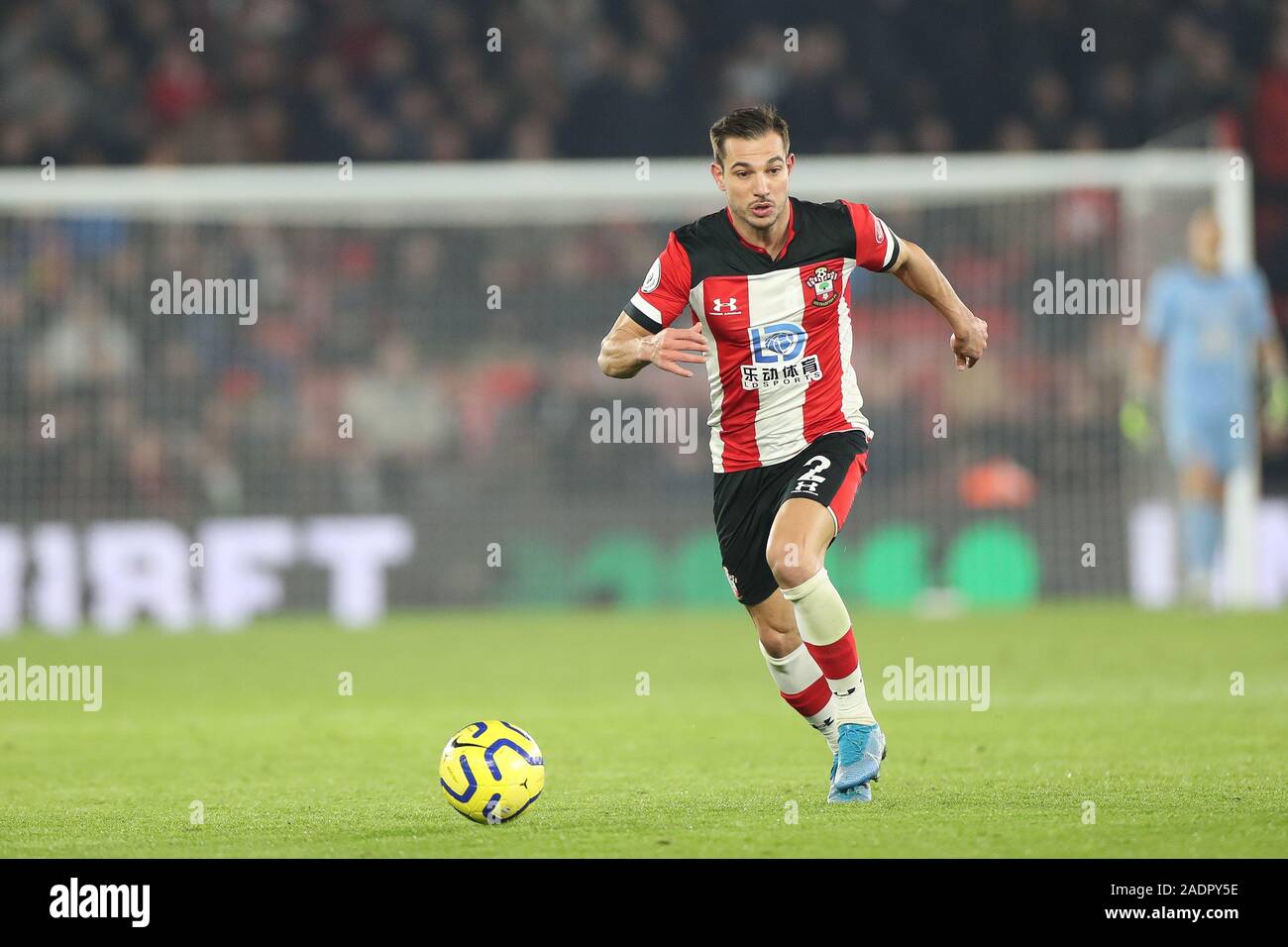SOUTHAMPTON, ENGLAND - DECEMBER 4TH Southampton defender Cedric Soares during the Premier League match between Southampton and Norwich City at St Mary's Stadium, Southampton on Wednesday 4th December 2019. (Credit: Jon Bromley | MI News) Editorial Use Only Credit: MI News & Sport /Alamy Live News Stock Photo
