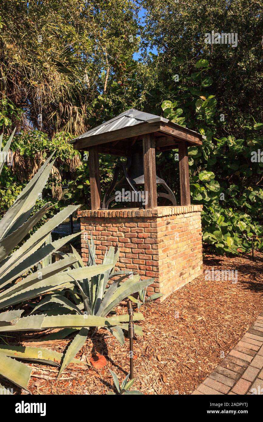 Pennock Plantation bell found on the grounds of the Jupiter Inlet