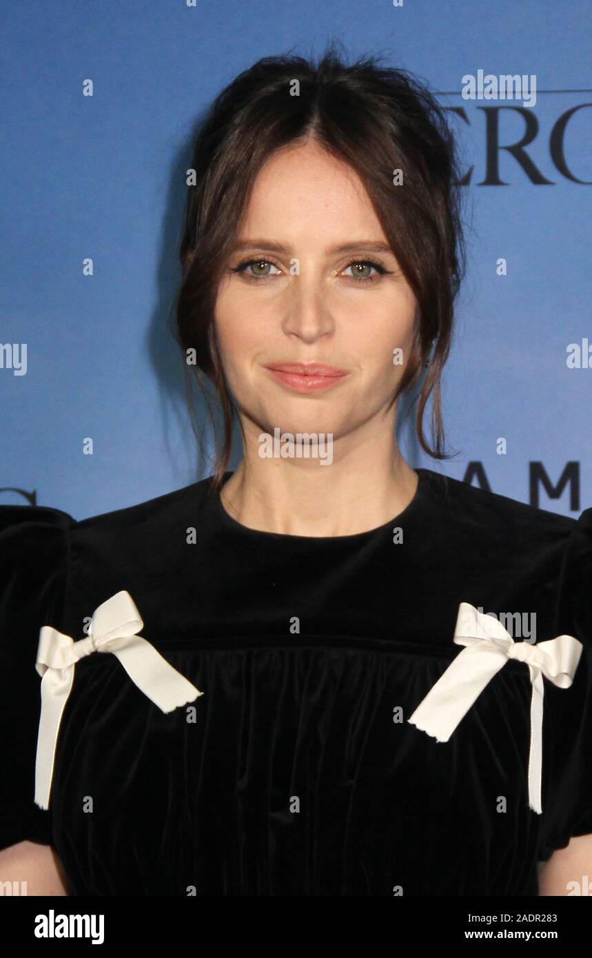 New York, NY, USA. 4th Dec, 2019. Felicity Jones at the NY premiere of