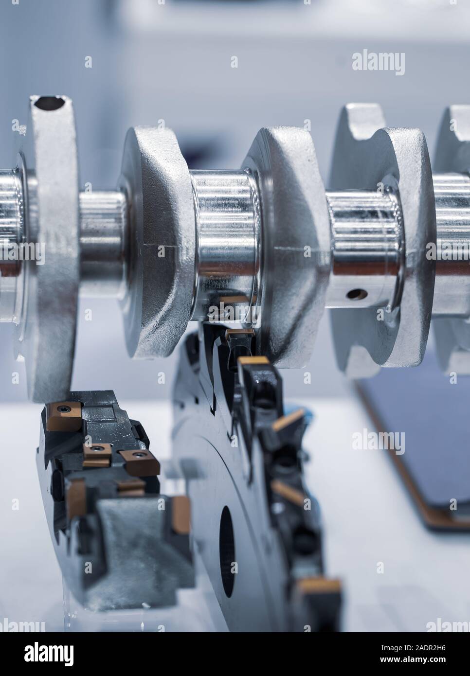 CNC carbide cutting tool for crankshaft, Industrial manufacturing Stock