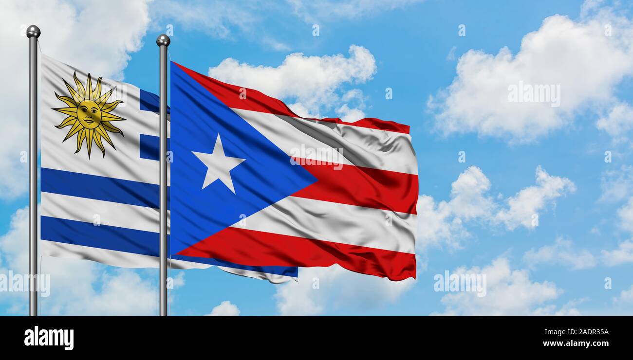 Puerto rico uruguay flag hi-res stock photography and images - Alamy