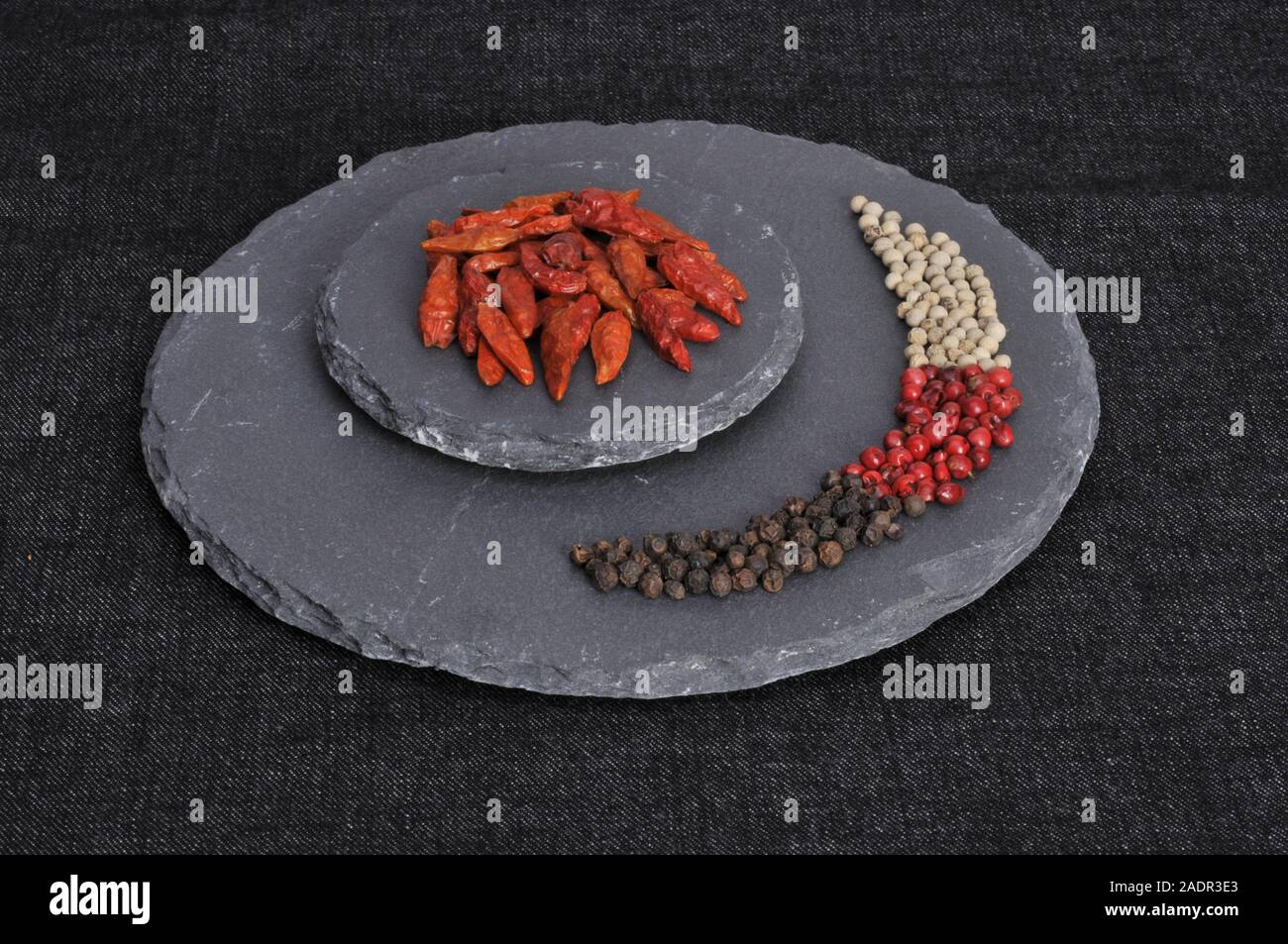 Pfeffer und Chili - Pepper and Chili Stock Photo - Alamy