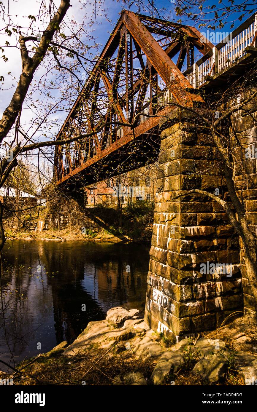 Rail Road Bridge Collinsville, Connecticut, USA Stock Photo Alamy