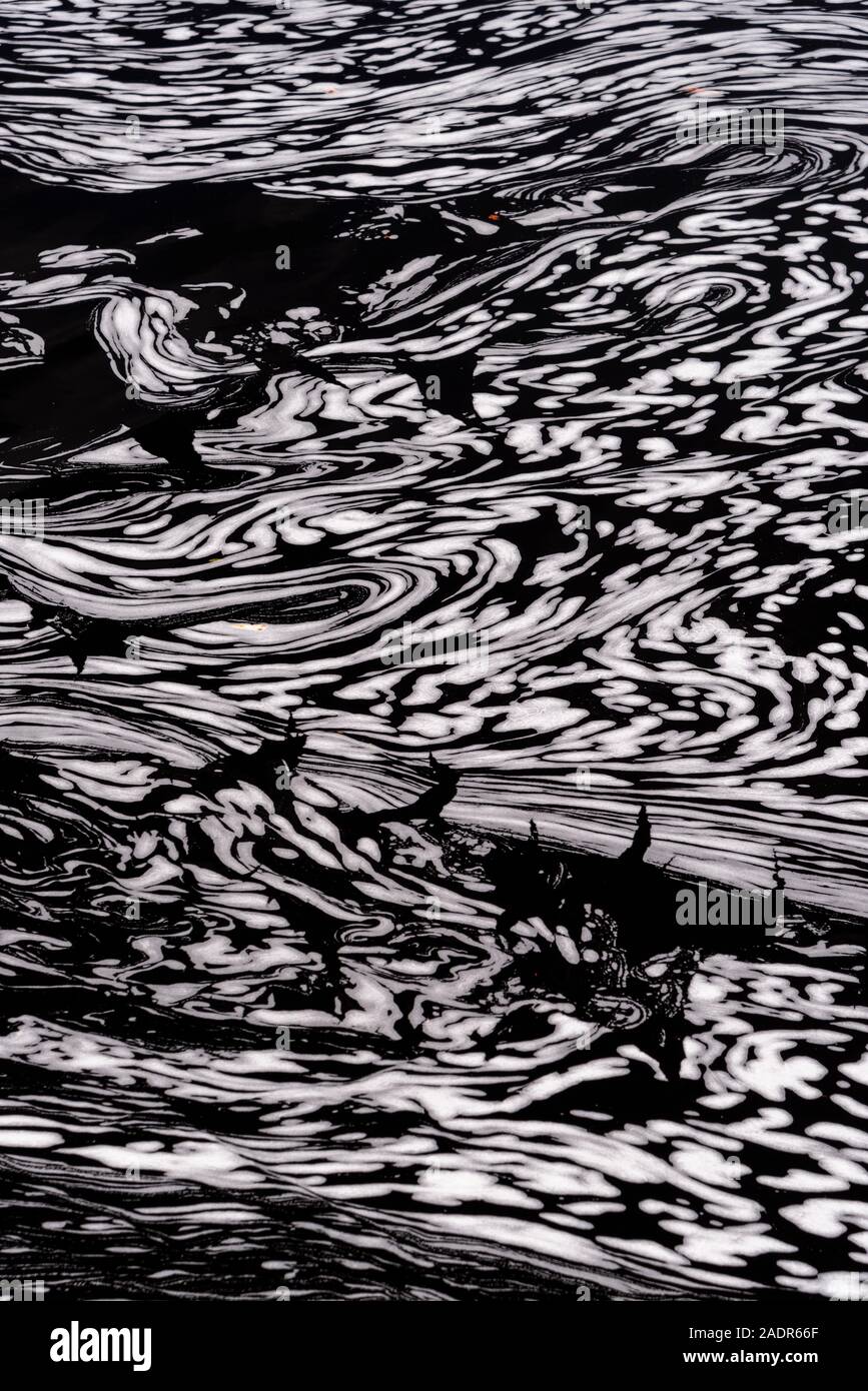 Abstract waterfall foam patterns hi-res stock photography and images ...
