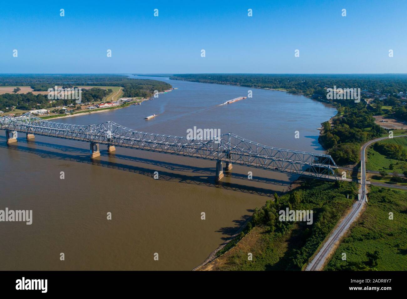 Natchez-Vidalia Bridge at Natchez on the Natchez Trace Parkway ...