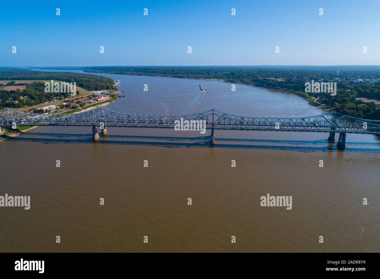 Natchez-Vidalia Bridge at Natchez on the Natchez Trace Parkway ...