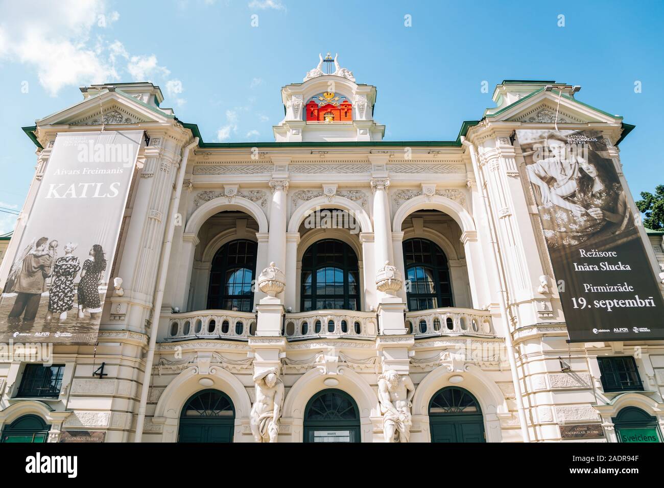 Latvian national theatre hi-res stock photography and images - Alamy