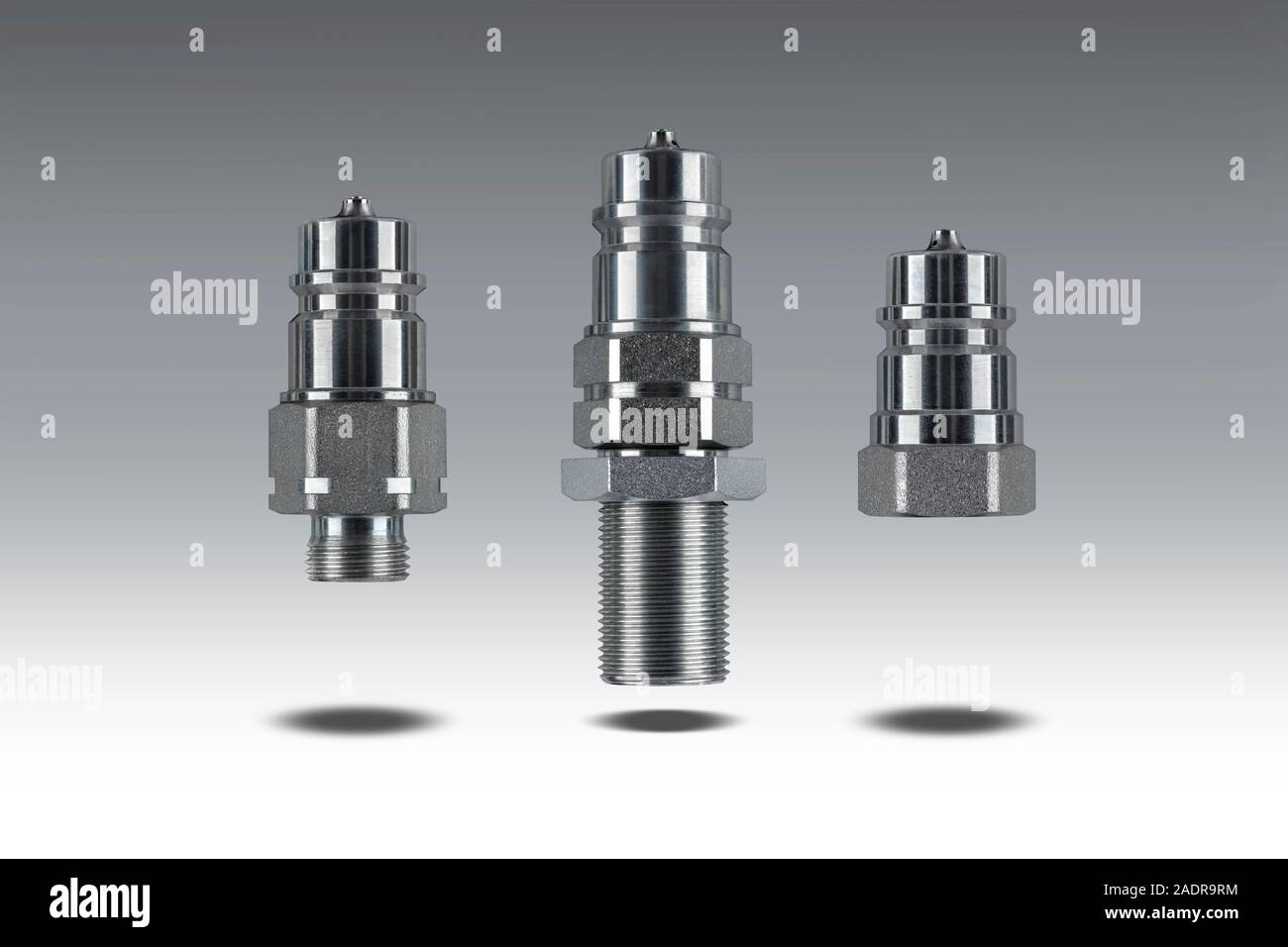 Group of Euro standard Hydraulic quick couplers for quick connect