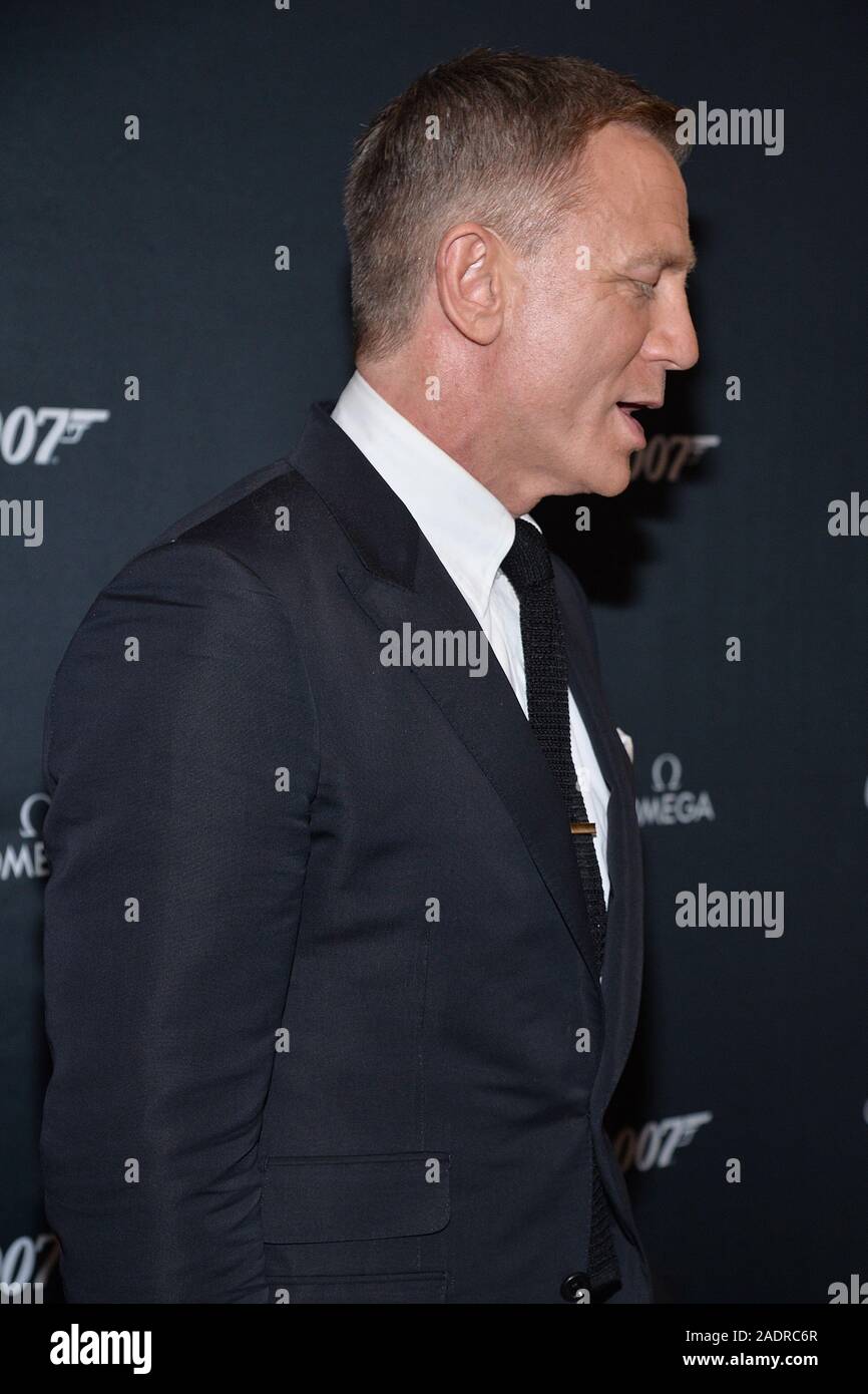 New York USA. 04th Dec 2019. Actor Daniel Craig attends the