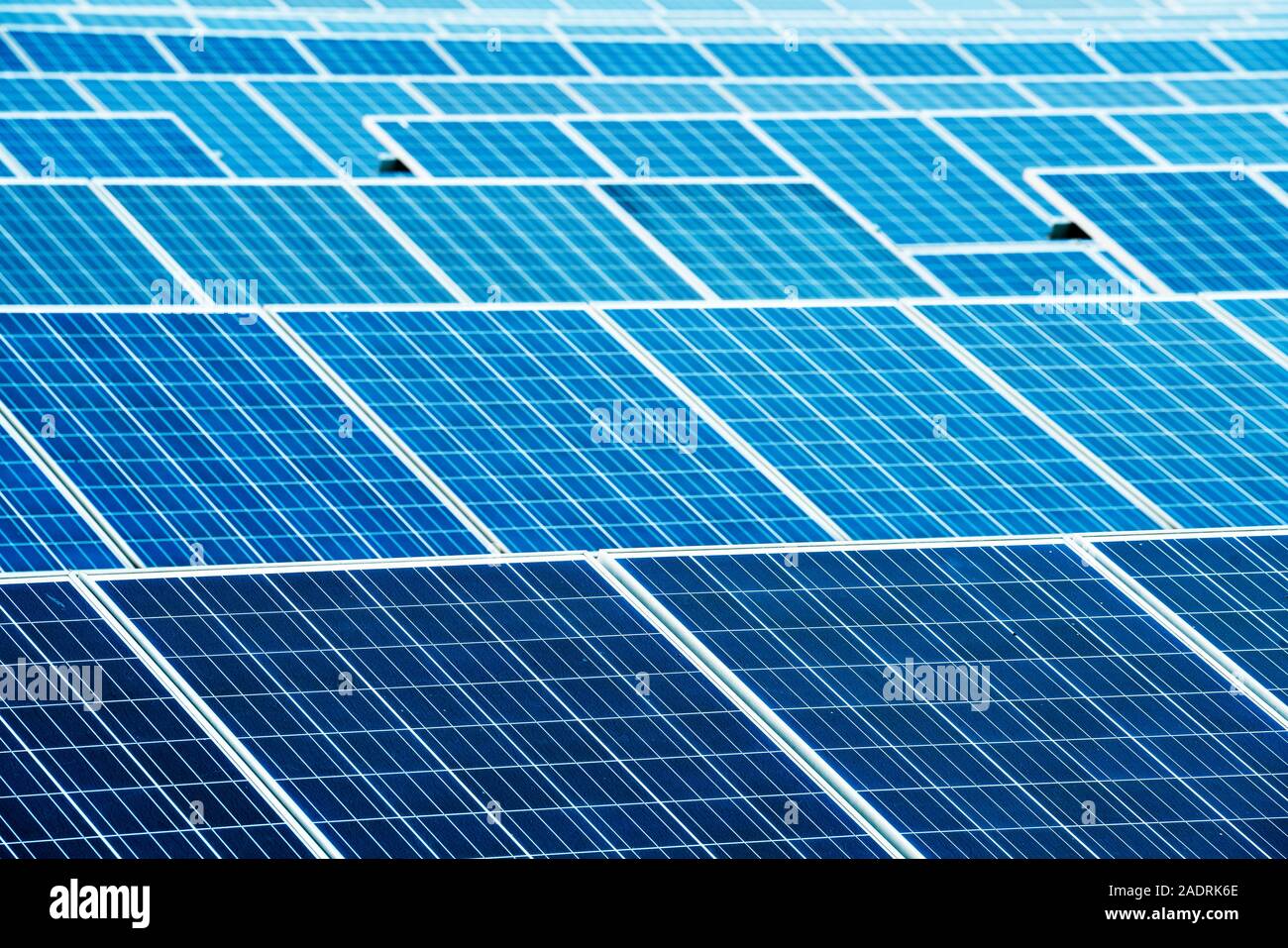 Photovoltaic with cloudy sky reflection Stock Photo Alamy