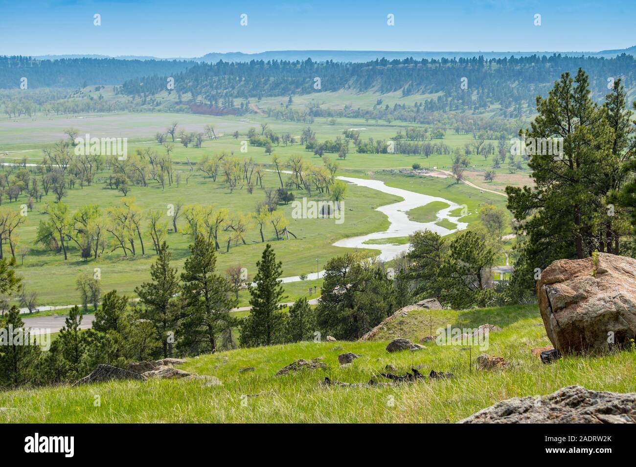 The Belle Fourche River in Devils Tower National Monument, Wyoming