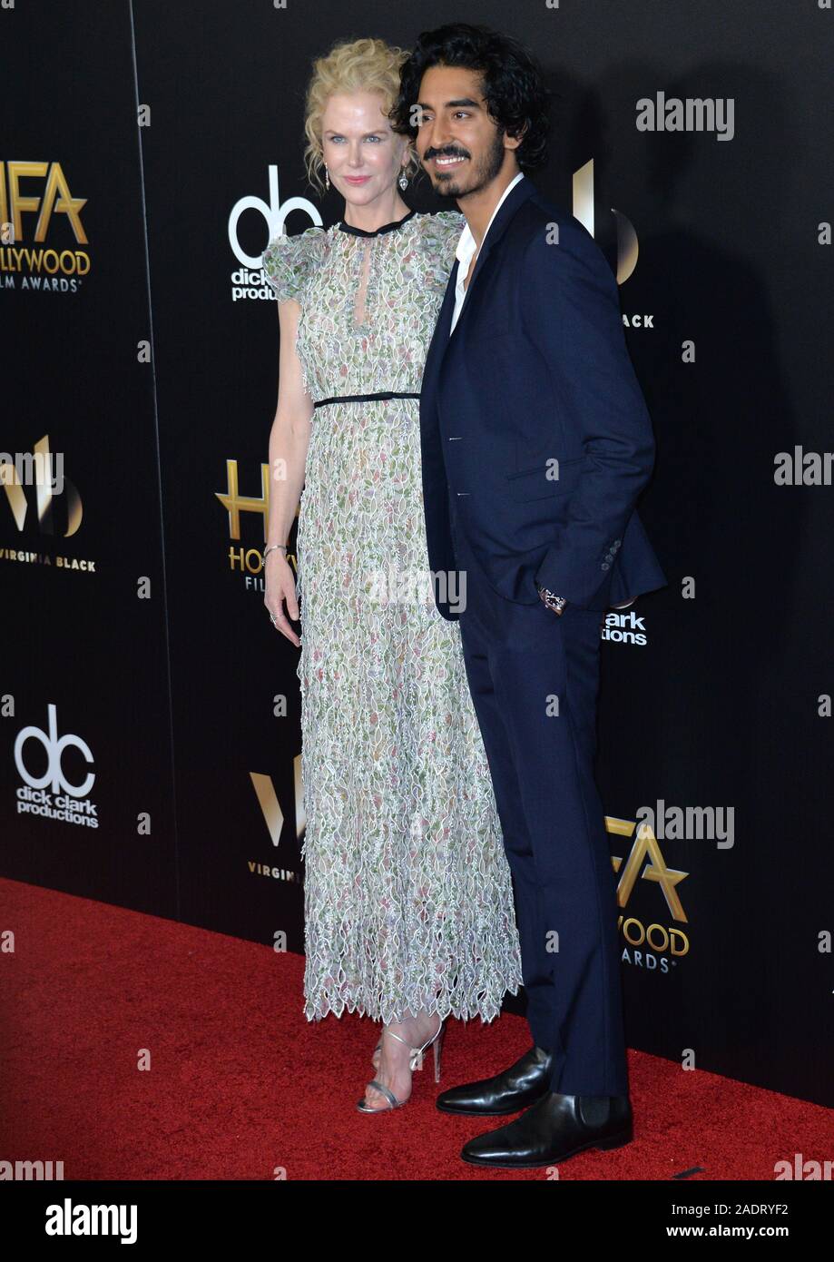 BEVERLY HILLS, CA. November 6, 2016: Actress Nicole Kidman & actor Dev