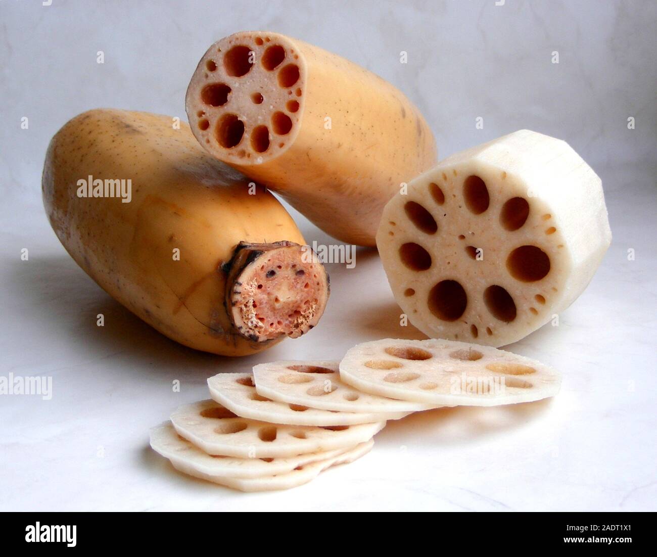 kashmiri famous food nadur water vegetable Stock Photo - Alamy