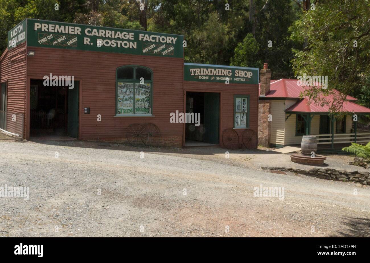 Coal Creek historical village in Korumburra Victoria Australia Stock ...