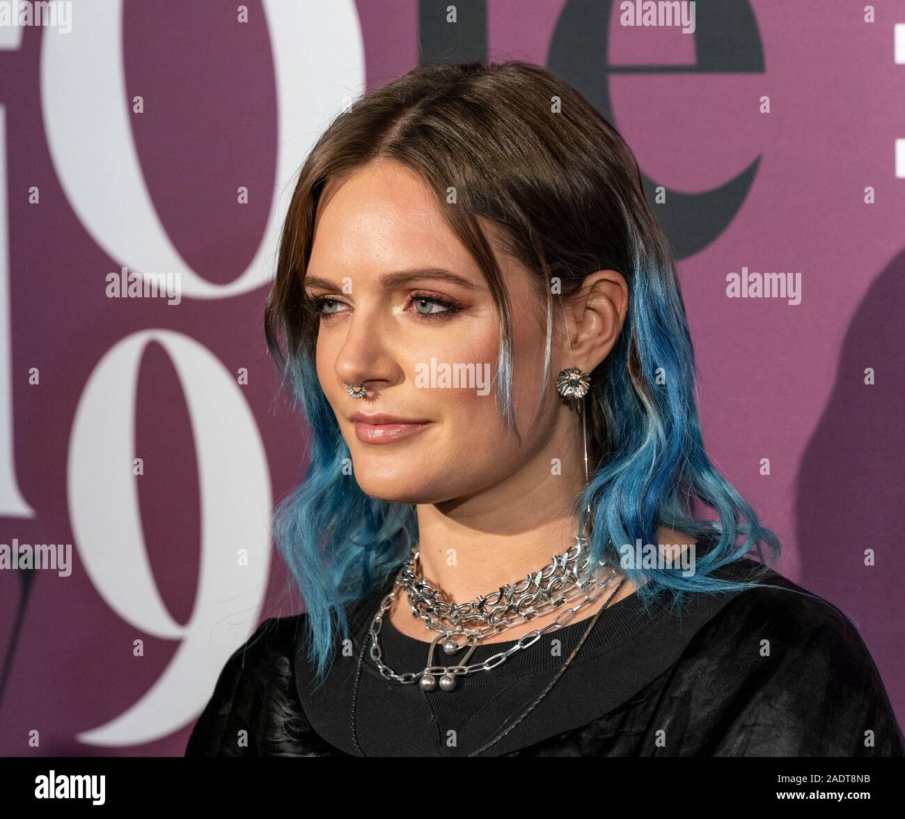New York, NY - December 3, 2019: Tove Lo attends 33rd Annual Footwear