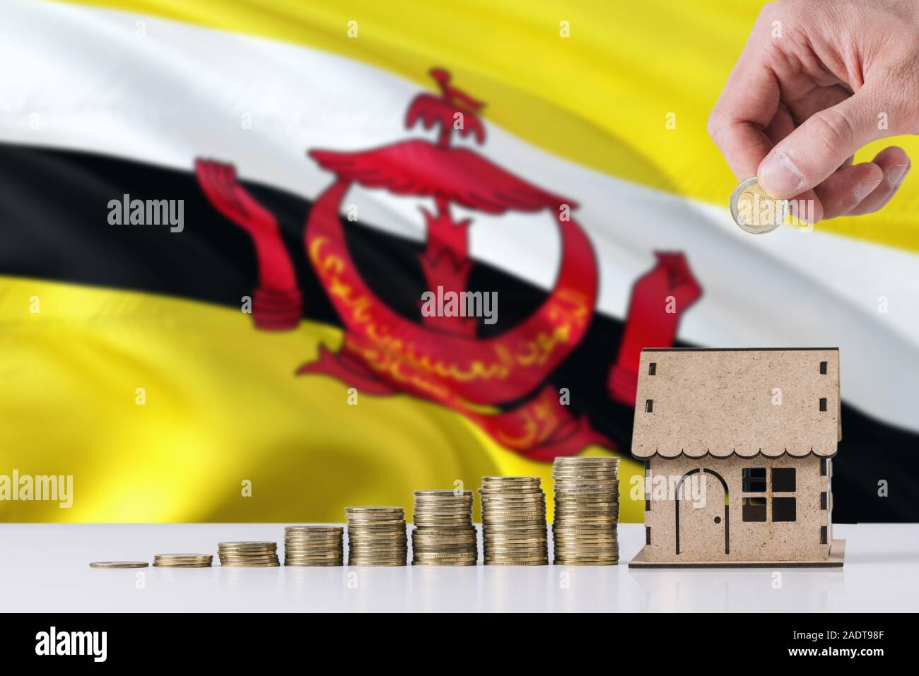 Brunei coin money hi-res stock photography and images - Alamy