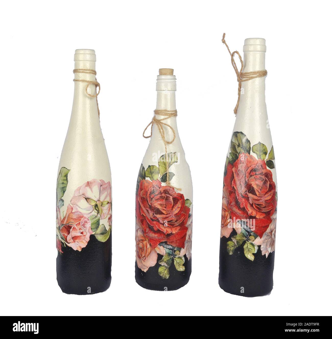 beautiful ceramics bottle isolated on white background Stock Photo - Alamy