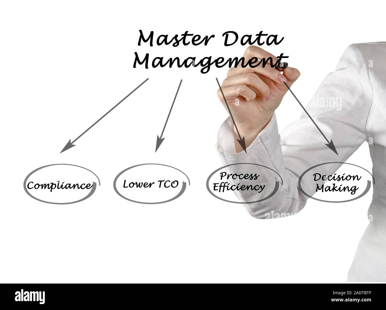 Diagram of Master Data Management Stock Photo - Alamy