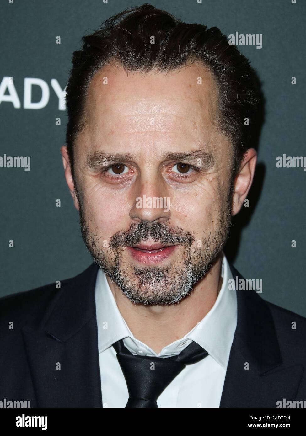West Hollywood, United States. 04th Dec, 2019. WEST HOLLYWOOD, LOS ANGELES, CALIFORNIA, USA - DECEMBER 04: Actor Giovanni Ribisi arrives at the Los Angeles Special Screening Of Momentum Pictures' 'A Million Little Pieces' held at The London Hotel West Hollywood at Beverly Hills on December 4, 2019 in West Hollywood, Los Angeles, California, United States. (Photo by Xavier Collin/Image Press Agency) Credit: Image Press Agency/Alamy Live News Stock Photo
