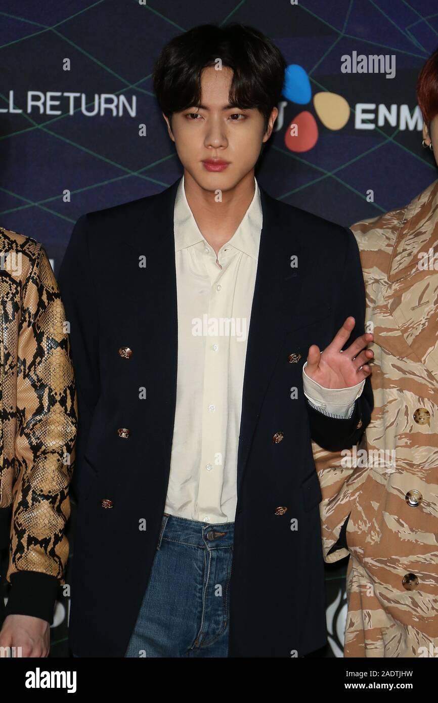 Nagoya, Japan. 4th December, 2019. Jin(BTS), Dec 04, 2019
