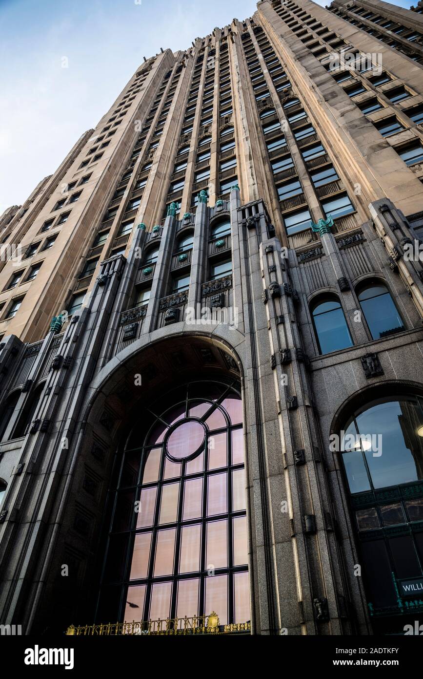 Fisher Building, a landmark skyscraper located at 3011 West Grand