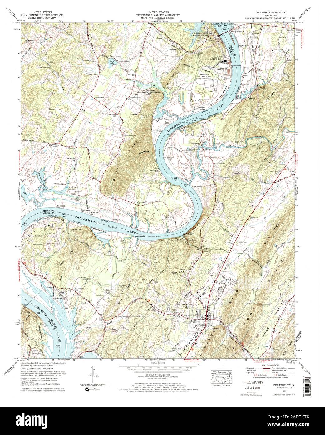 Decatur tennessee map hi-res stock photography and images - Alamy
