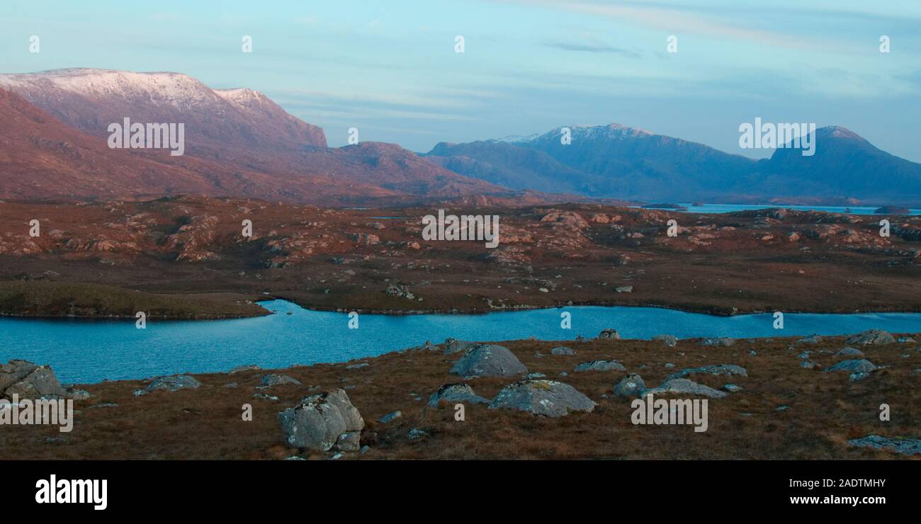 Wilderness landscape of Wester Ross, Highland Scotland Stock Photo