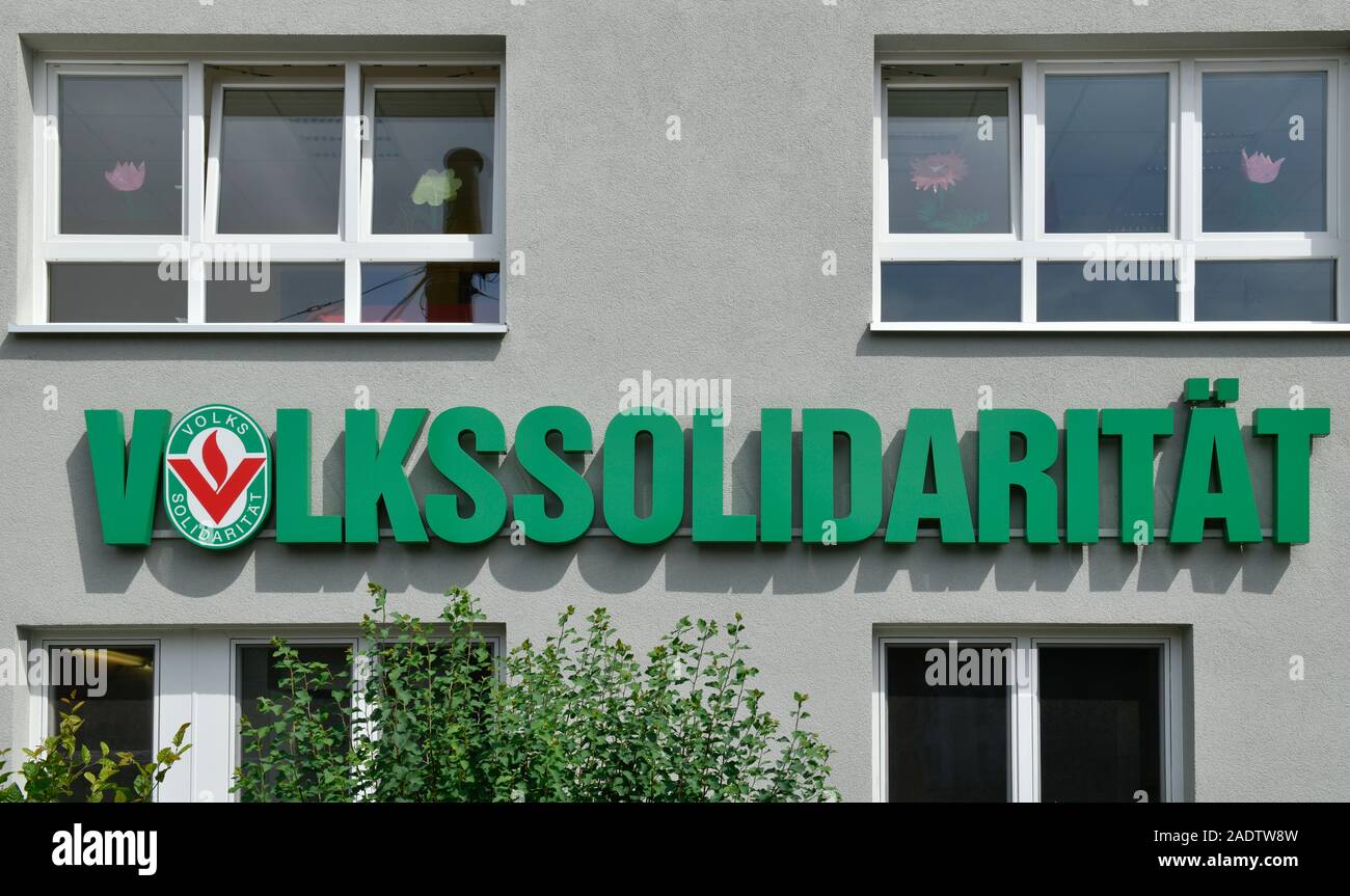 Volkssolidarität, Treskowallee, Karlshorst, Lichtenberg, Berlin, Deutschland Stock Photo