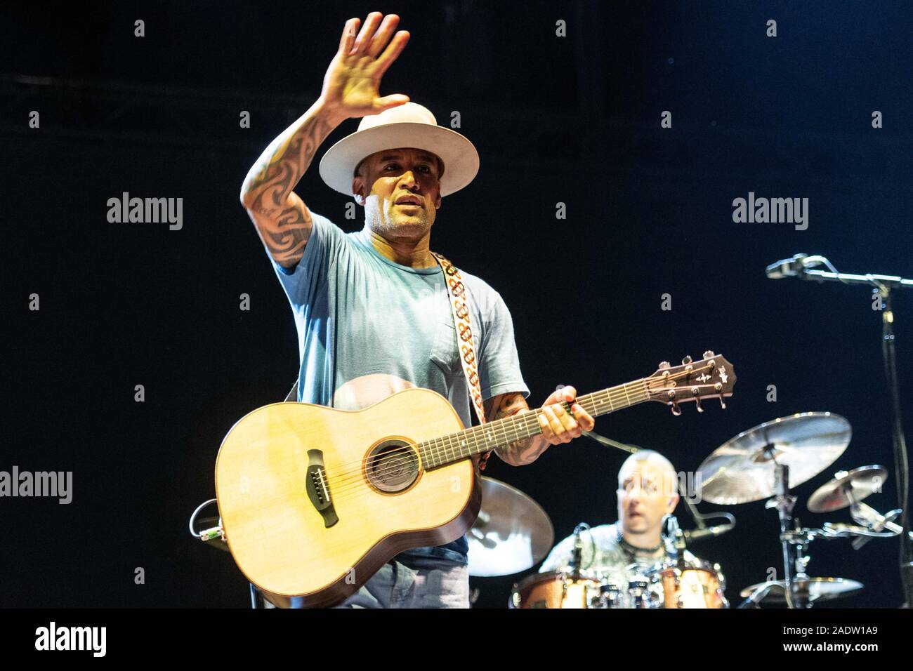 Ben Harper & The Innocent Criminals attending the Ardeche Aluna Festival on June 29, 2019, in Ruoms (south-eastern France) Stock Photo