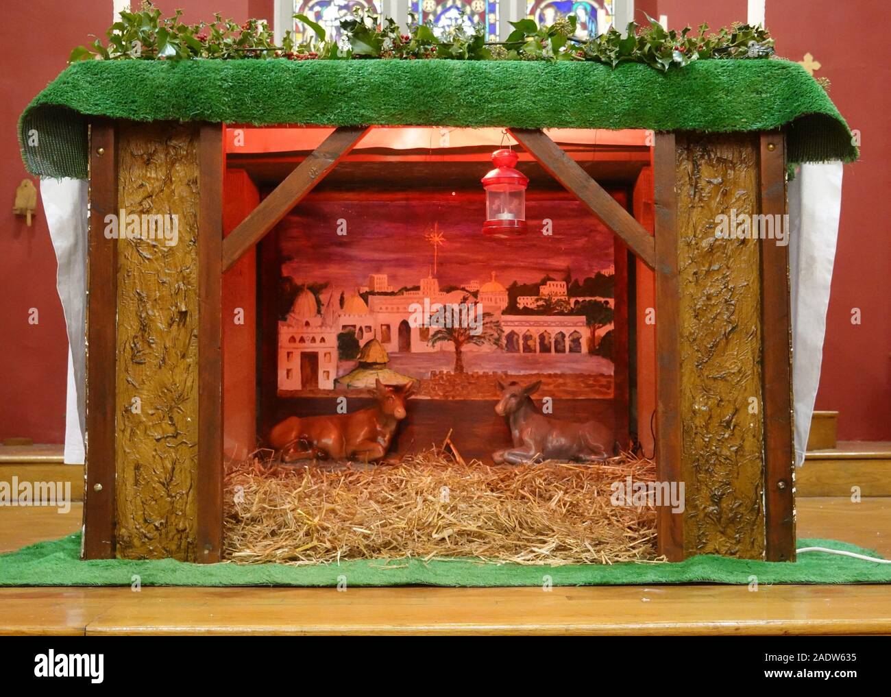 Christmas Lobby - Church Stage Design Ideas - Scenic sets and stage design  ideas from churches around the globe.