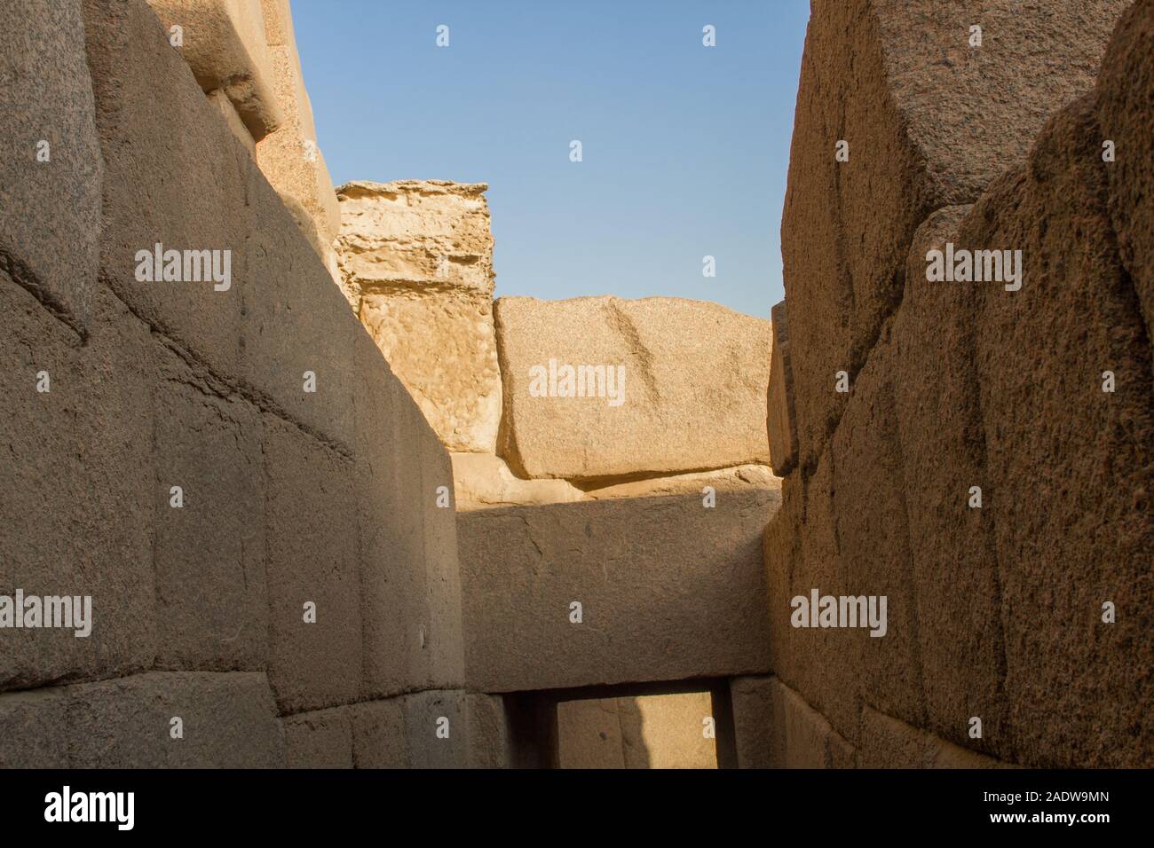 Pyramids Stones Key Lock egyptian pyramid ruins stones of mystery built Stock Photo - Alamy