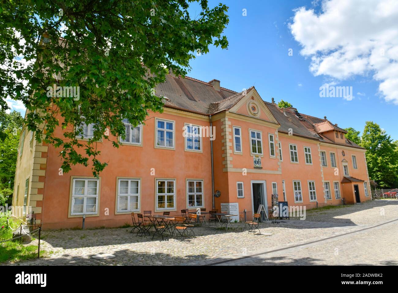 Herrenhaus, Domäne Dahlem, Königin-Luise-Straße, Dahlem, Steglitz-Zehlendorf, Berlin, Deutschland Stock Photo
