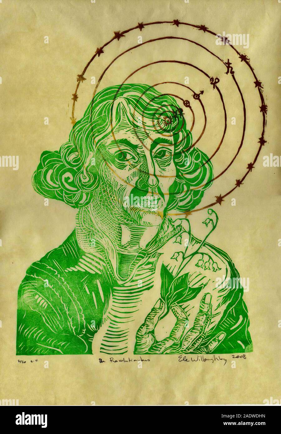 Nicolaus Copernicus - famous Polish astronomer Stock Photo