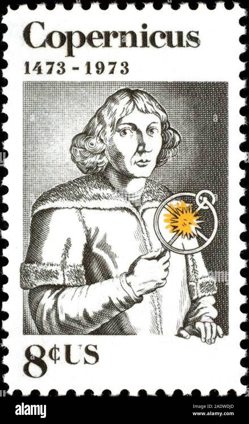 Nicolaus Copernicus - famous Polish astronomer Stock Photo