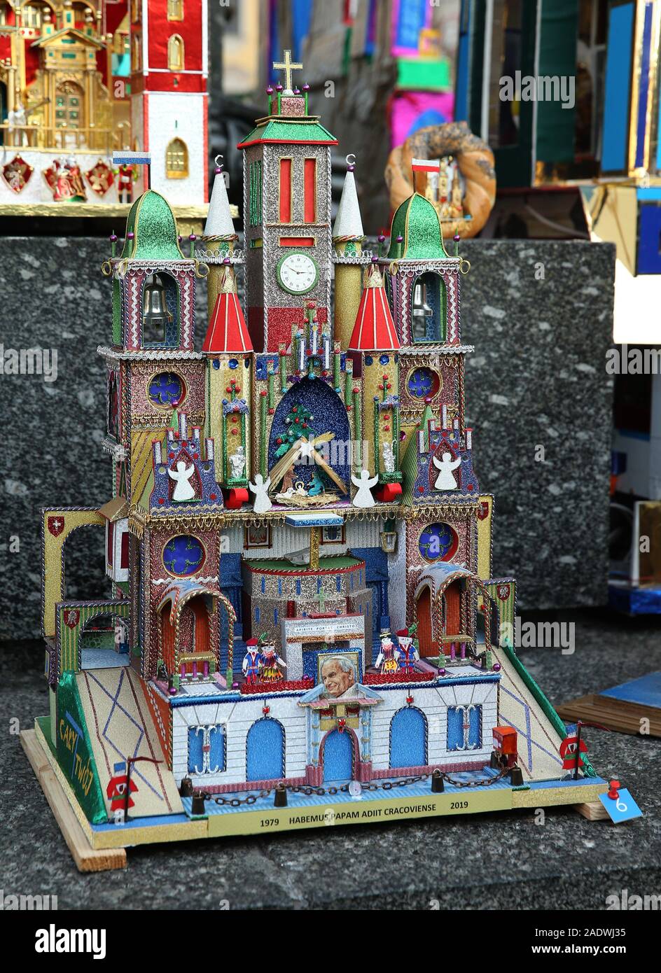 Krakow Poland 5th Dec 2019 The 77th Nativity Scene Contest In