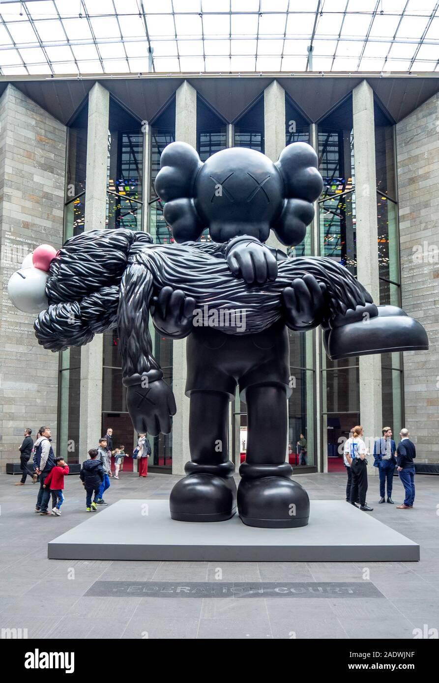 Giant Companion Gone by Brian Donnelly aka KAWS sculptor and graffiti