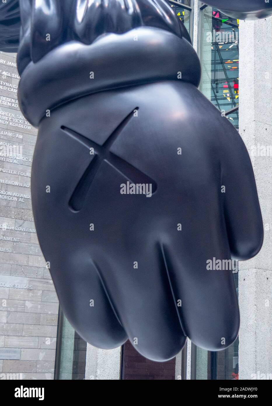 Giant Statue,Share , by the artist Kaws At Rock center, NYC,USA, 2021 Stock  Photo - Alamy