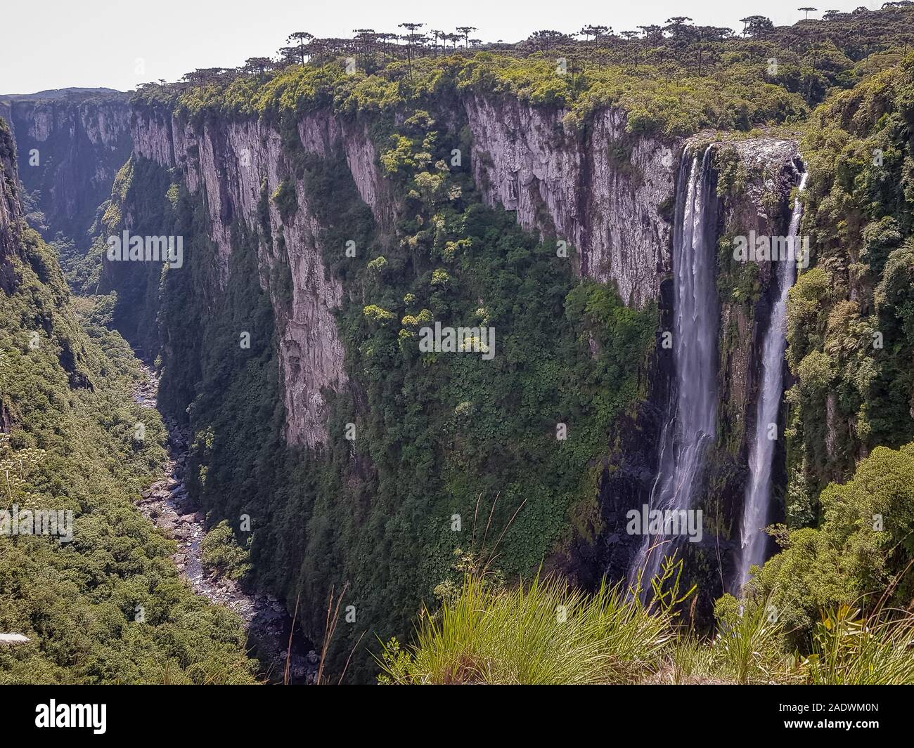 canyons of the Aparados da Serra national park in the state of Rio Grande do Sul in southern Brazil Stock Photo