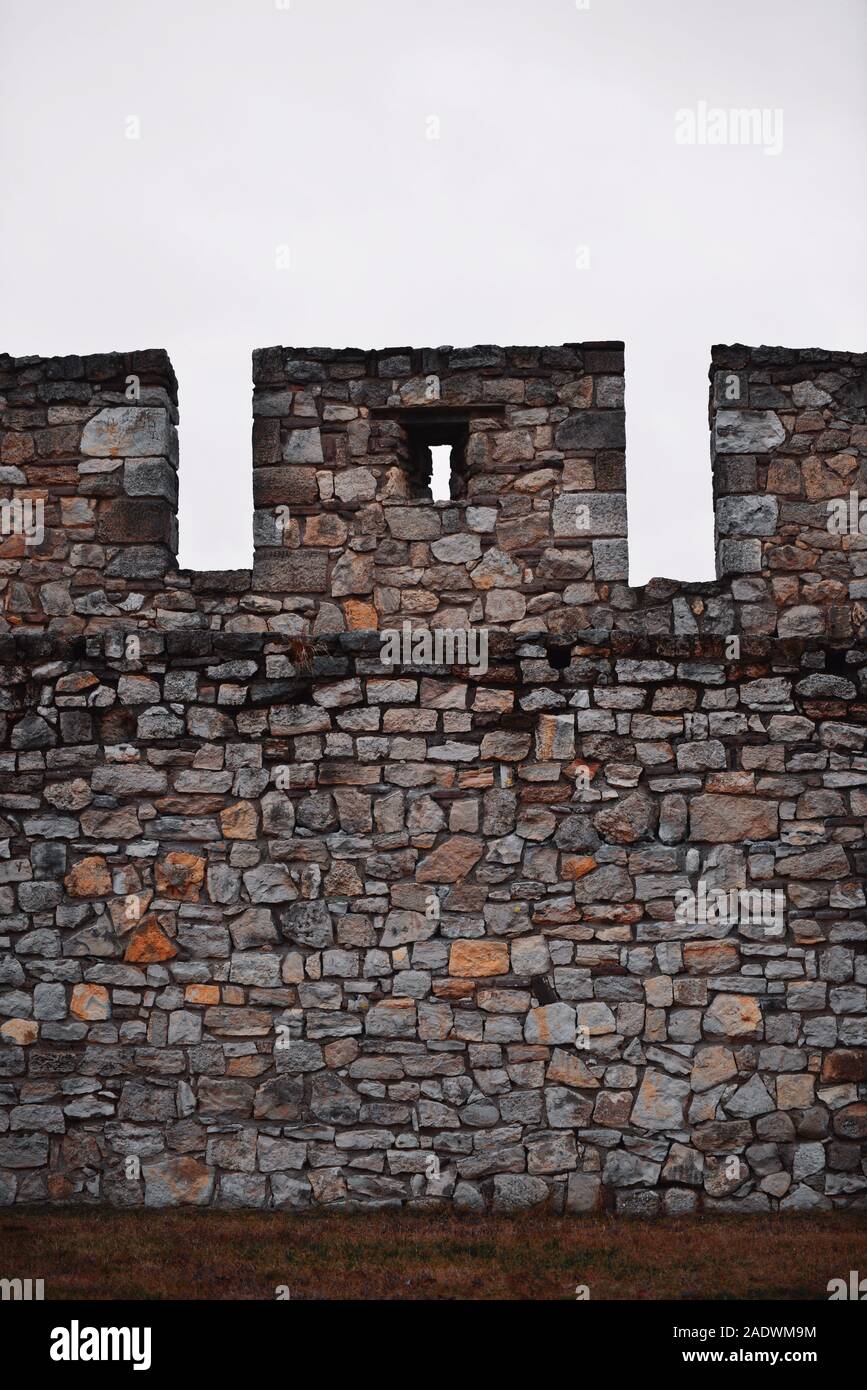 Fortress wall Stock Photo