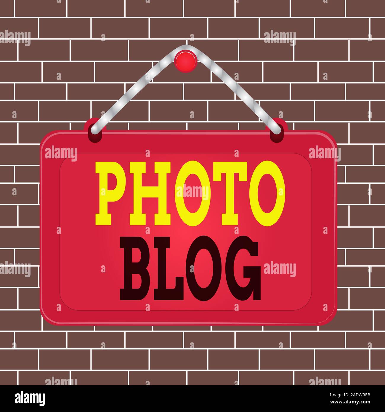 Writing Displaying Text Photo Booth. Concept Meaning Form Of Photo Sharing  And Publishing In The Format Of A Blog Stock Photo, Picture and Royalty  Free Image. Image 198281577.