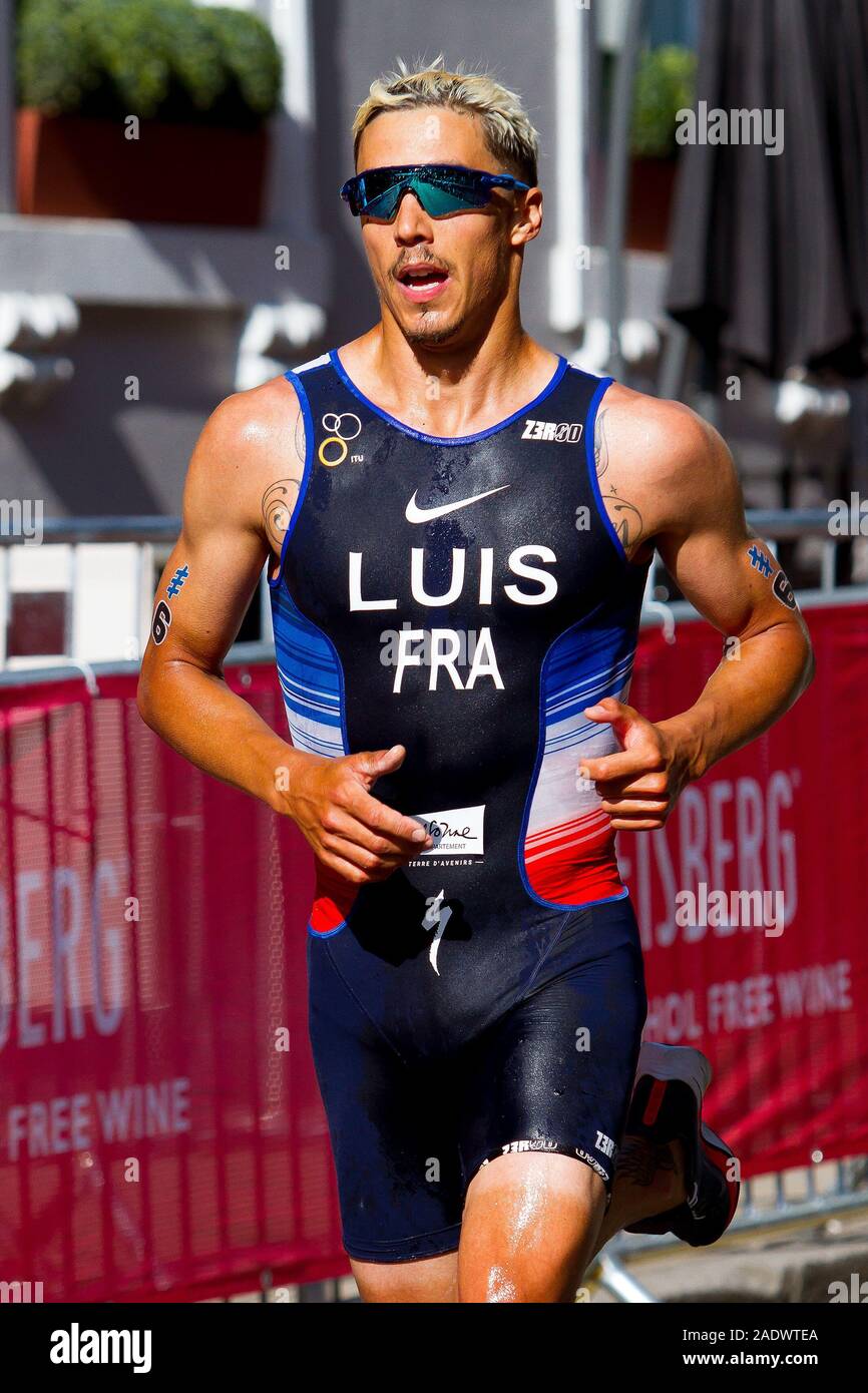 Vincent Luis (France), ITU WTS Men's Leeds Triathlon 2018 Stock Photo -  Alamy