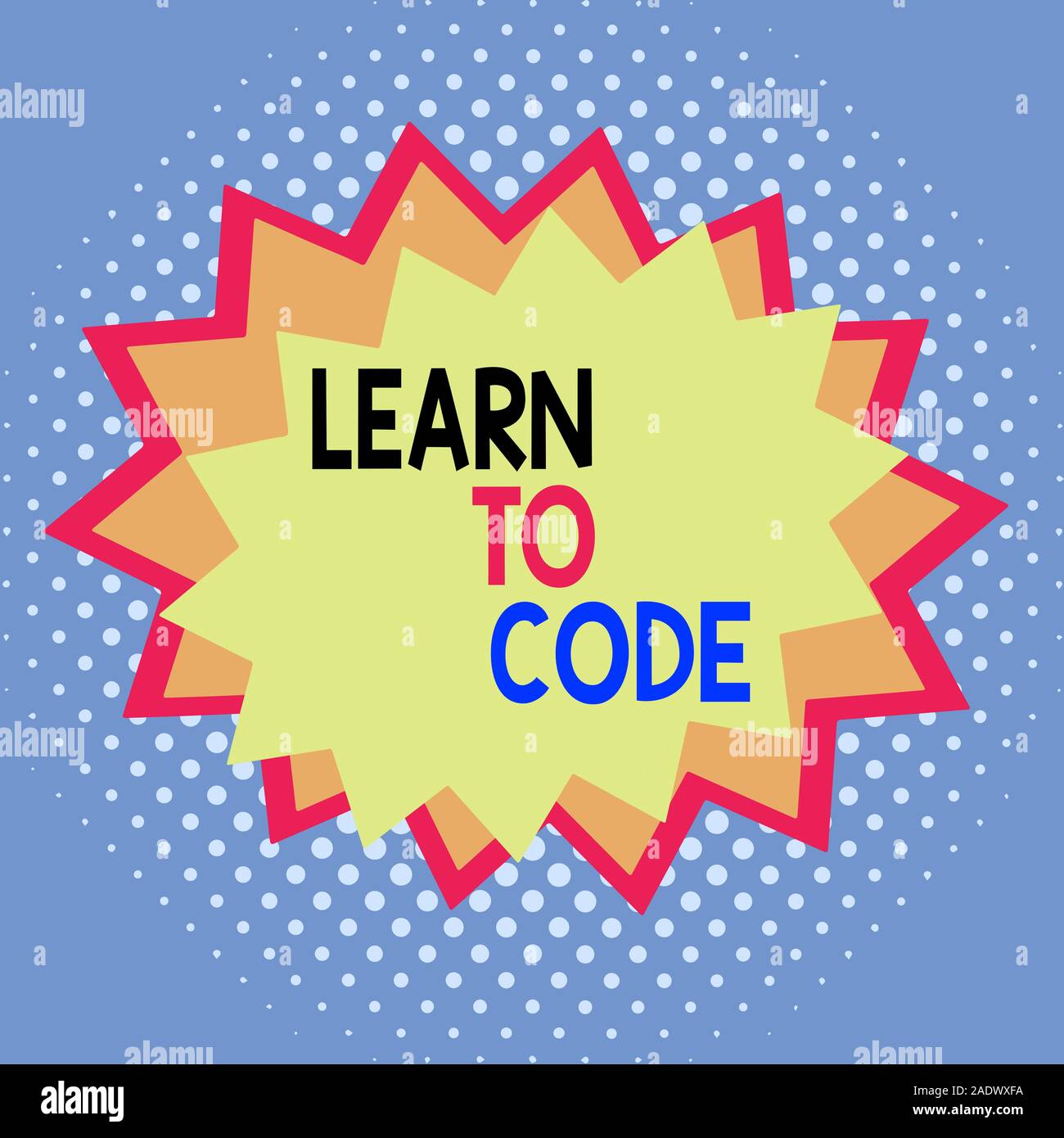 Word Writing Text Learn To Code Business Photo Showcasing