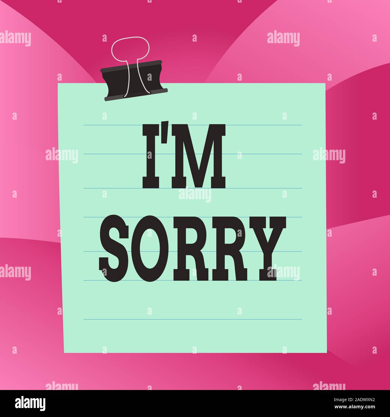 Sorry text