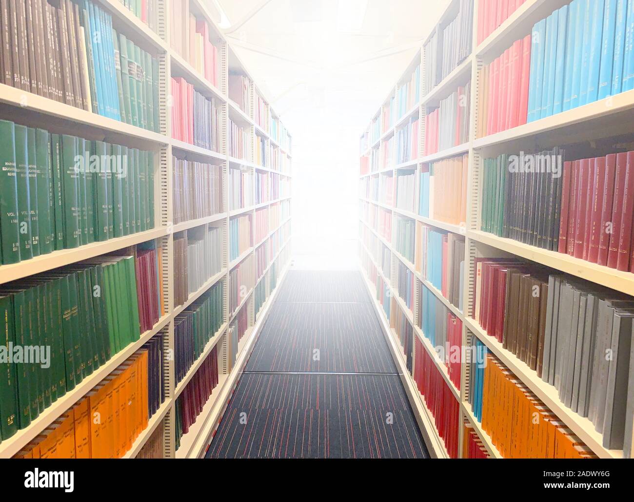 library book store with the lane Stock Photo Alamy